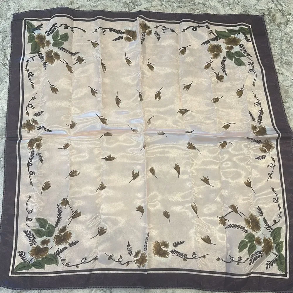 ✨ Bundle of 3 Silky Scarf Handkerchief Bandannas - 19” x 19”